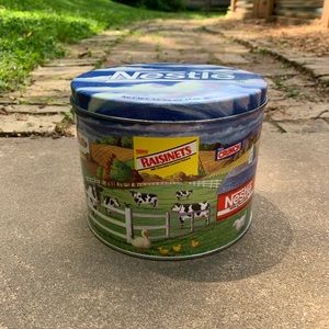 Vintage Nestlé candy collectible tin